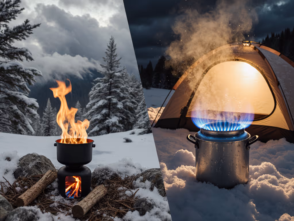 Wood Stove vs Gas Stove: Field-Tested in Wind and Cold