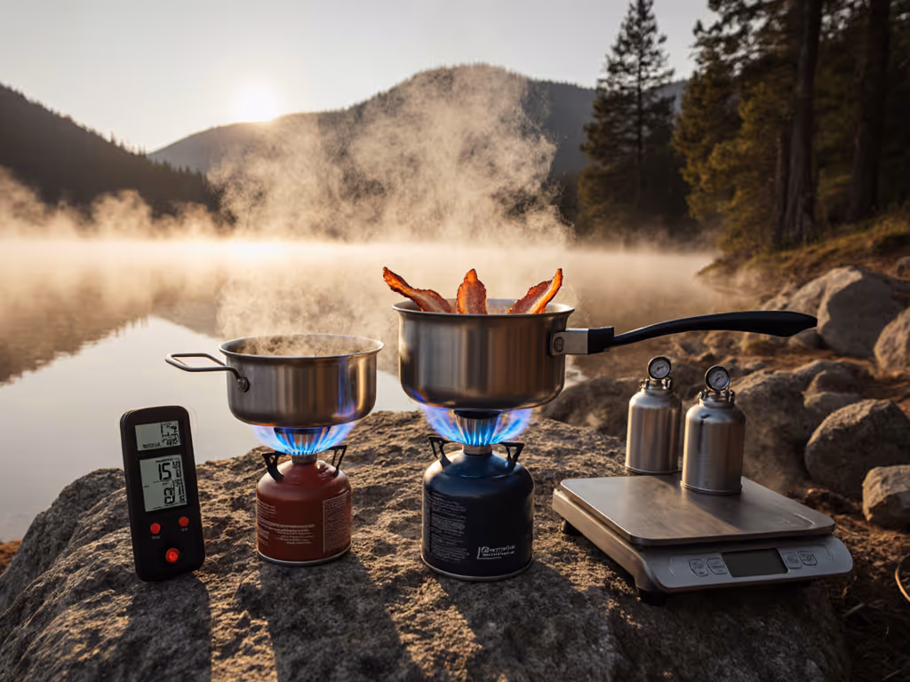 Camping Cooking Stove: Real Sear & Simmer Test Results