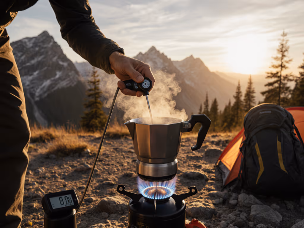 Camp Coffee Brewing: Stove Temperature Precision Tested